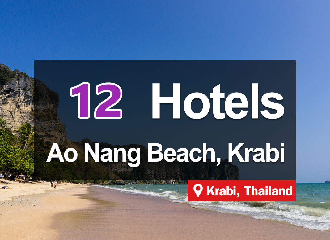 12 Beachfront Hotels in Ao Nang, Krabi