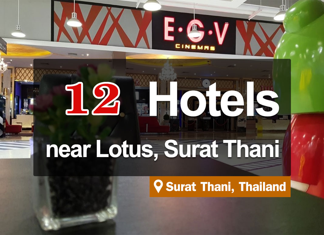 12 Hotels Located near Tesco Lotus Surat Thani, Convenient for you Shopping Day.