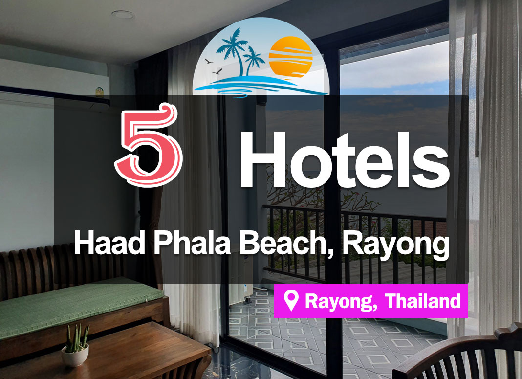 5 Hotel Accommodations at Phala Beach, Ban Chang. Clear water, beautiful view