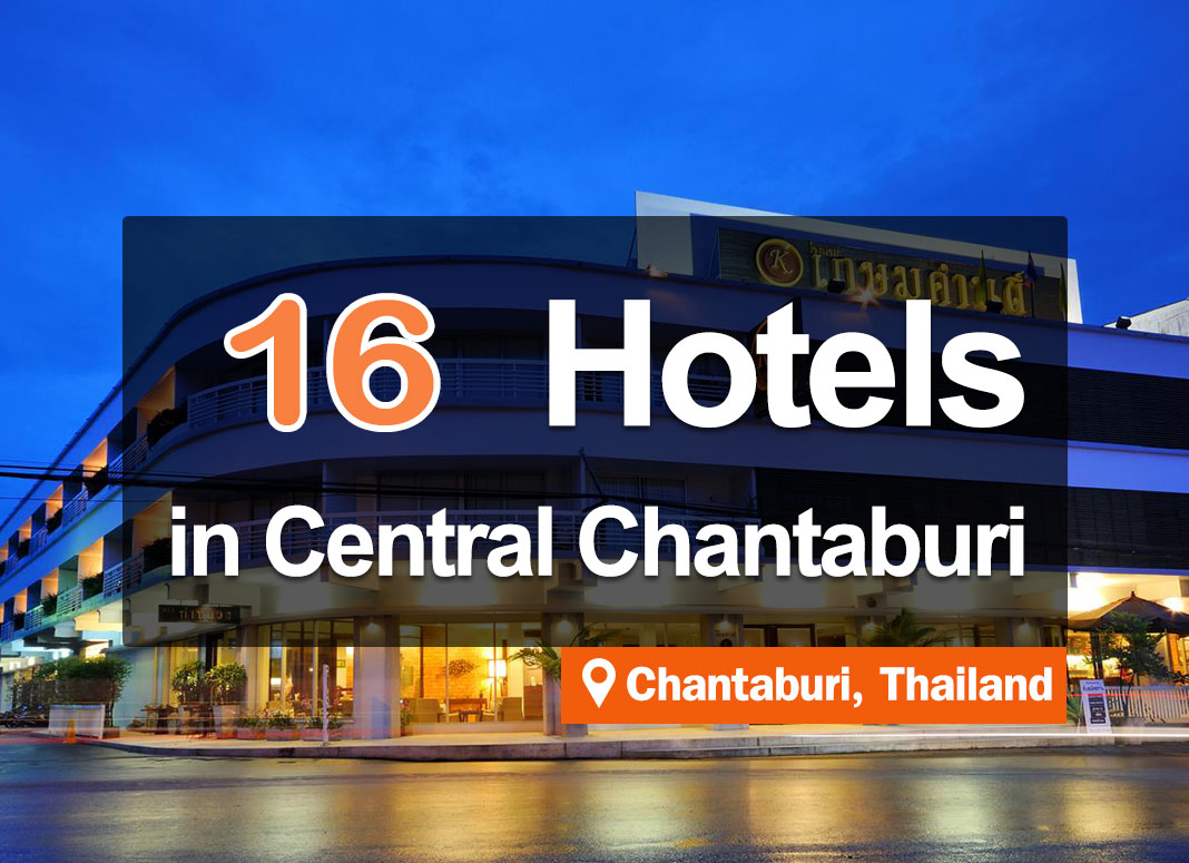 16 Hotel Accommodations in downtown Chanthaburi. Near popular tourist attractions.