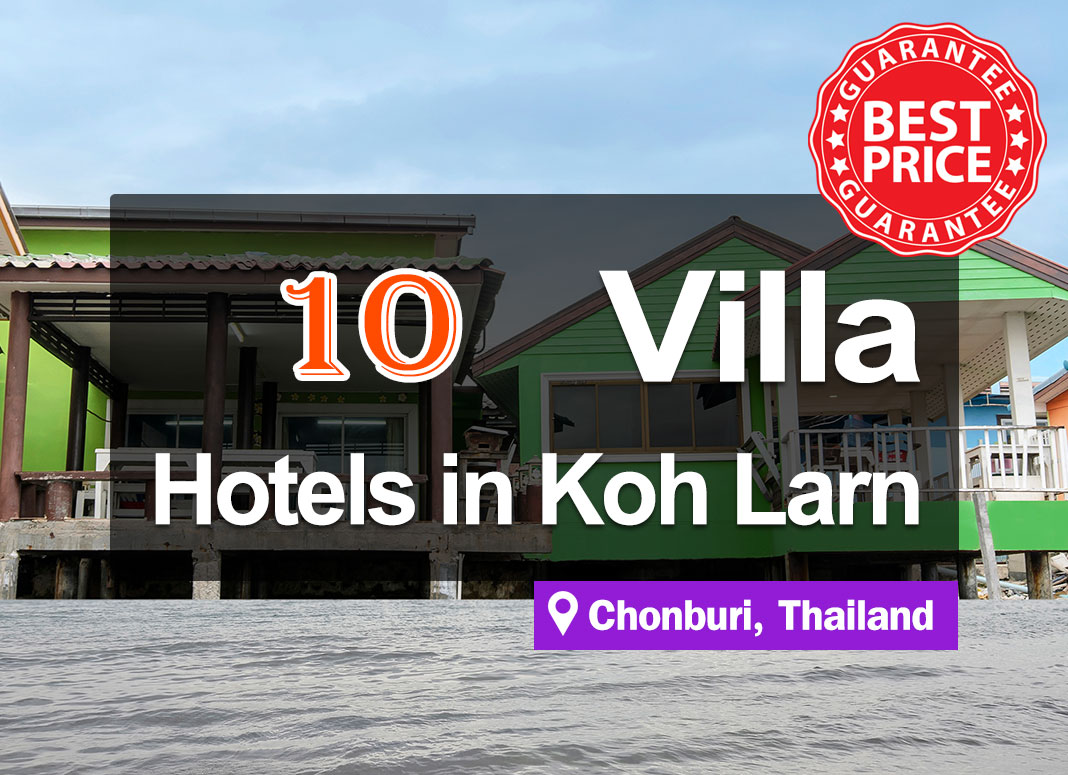 10 Accommodations on Koh Larn. Private detached houses near the sea.