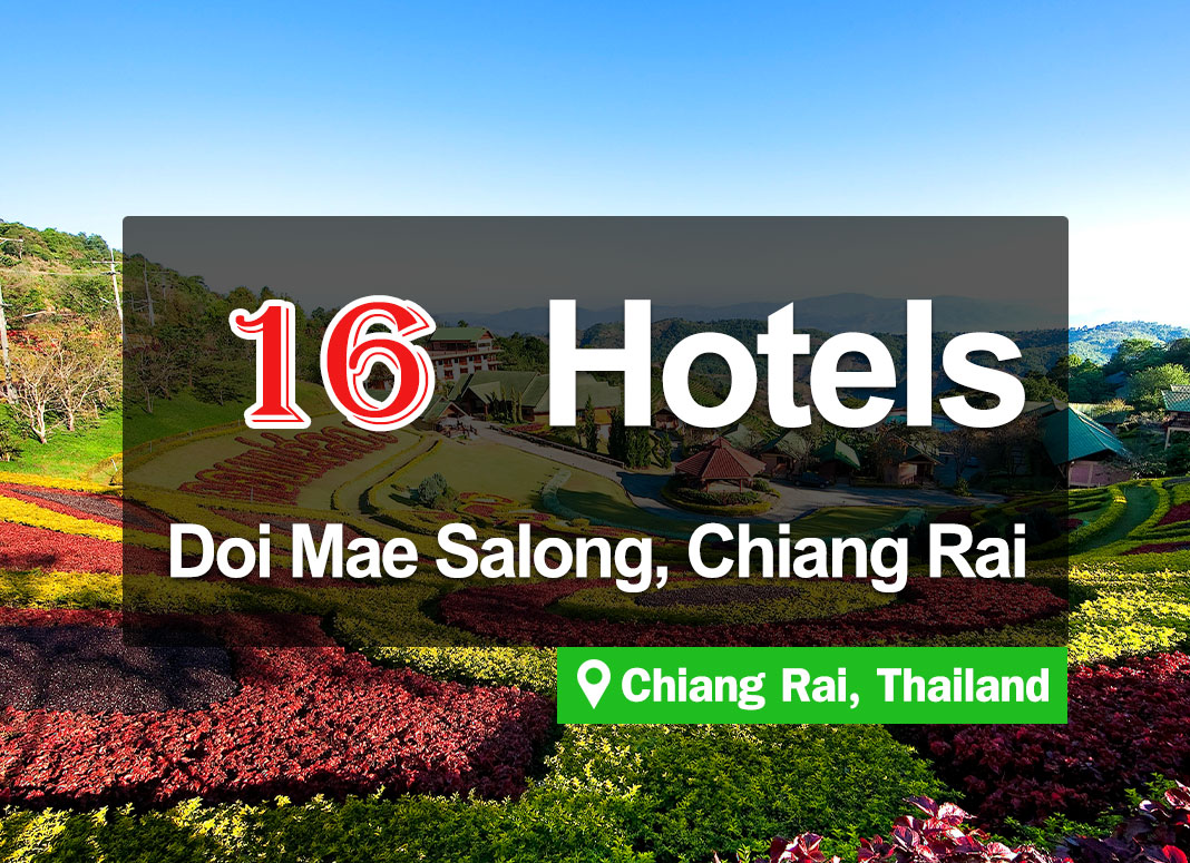 16 Affordable Hotel Accommodations on Doi Mae Salong. Views of the surrounding mountains and sea of fog.