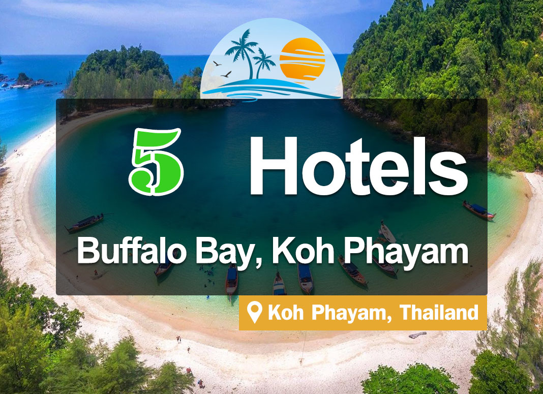 5 Seaside Hotel Accommodations in Ao Khao Kwai, Koh Phayam. Good atmosphere.