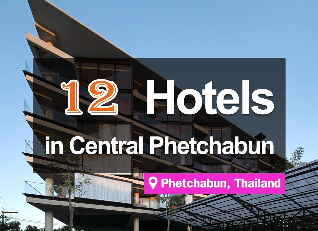 12 Hotel Accommodations in Downtown Phetchabun. Convenient access.