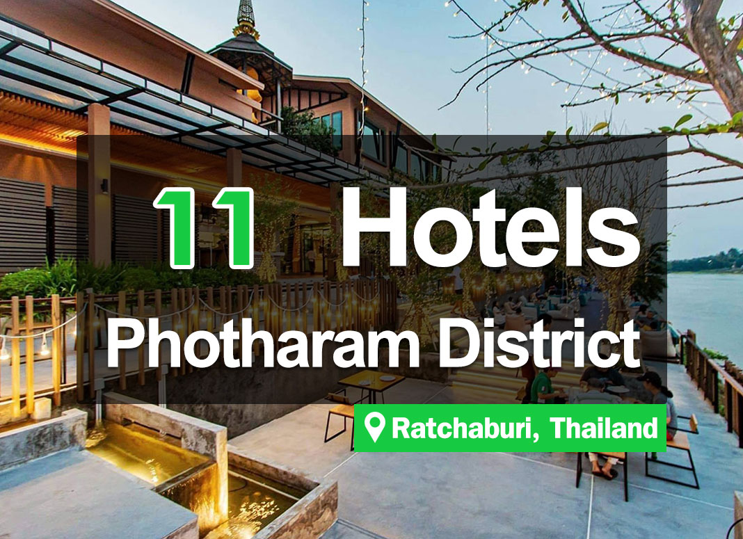 11 Hotel Accommodations in Photharam, Ratchaburi. Experience the slow life along the Mae Klong River.