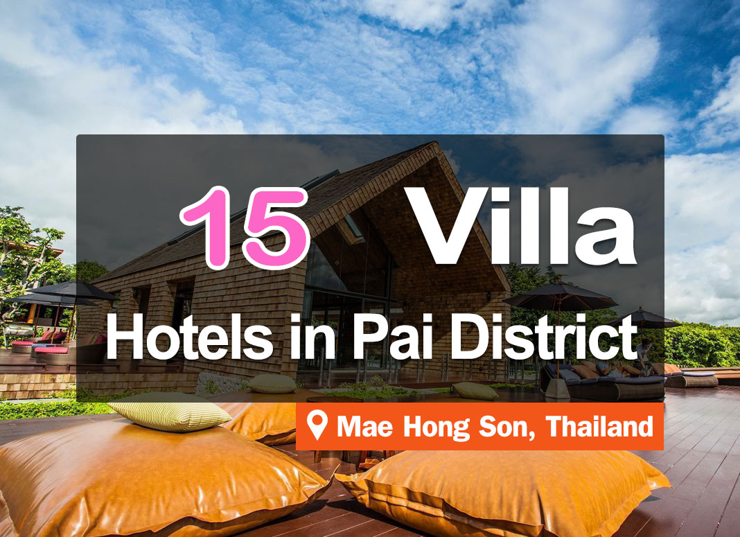 15 Single House Accommodations in Pai District. Beautiful views and private.