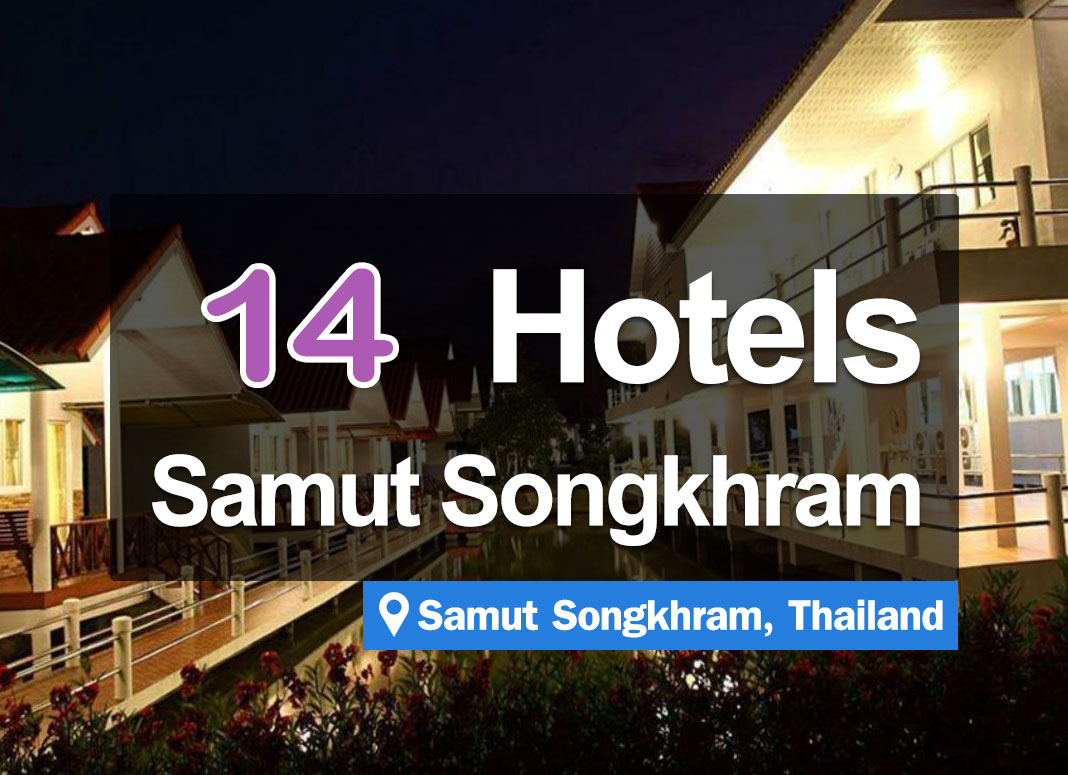 14 Beautiful Hotel Accommodations along the Mae Klong River, Samut Songkhram. Views worth millions.