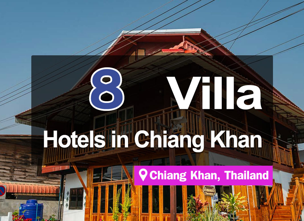 8 Single House Accommodations in Chiang Khan. Suitable for group stays.