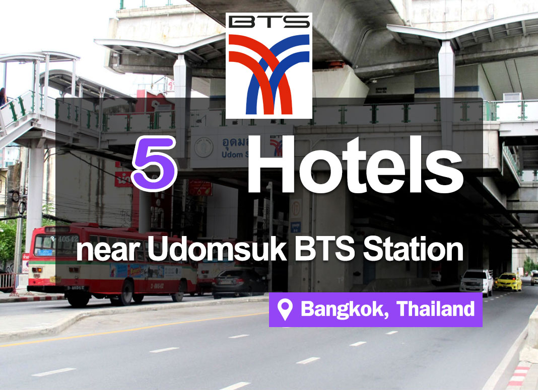 5 Hotel Accommodations near Udomsuk BTS Station. Near popular cafes.