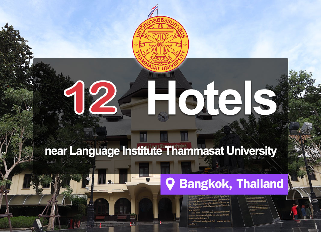 12 Hotel Accommodations near Thammasat University, Tha Prachan.