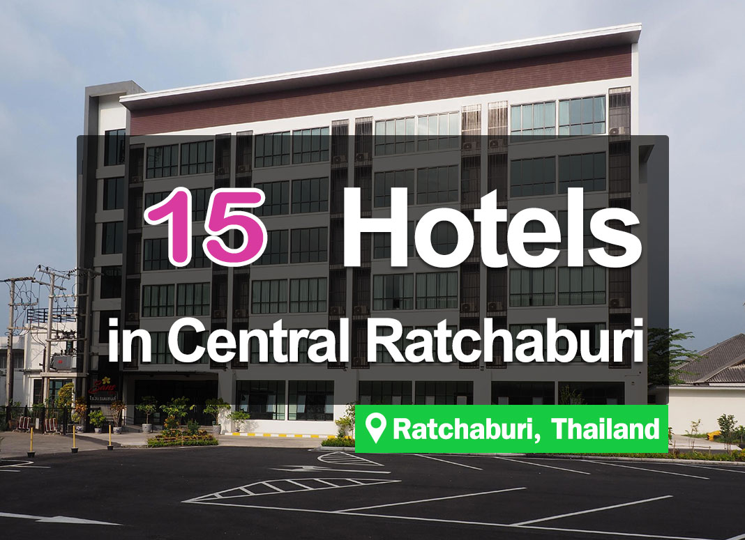 15 Hotel Accommodations in Downtown Ratchaburi. New rooms, good location, and lots of parking space.