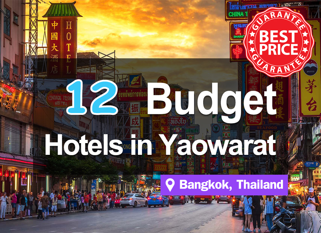 12 Cheap Hotel Accommodations in Yaowarat. With rates of just a few hundred and not exceeding a thousand baht.