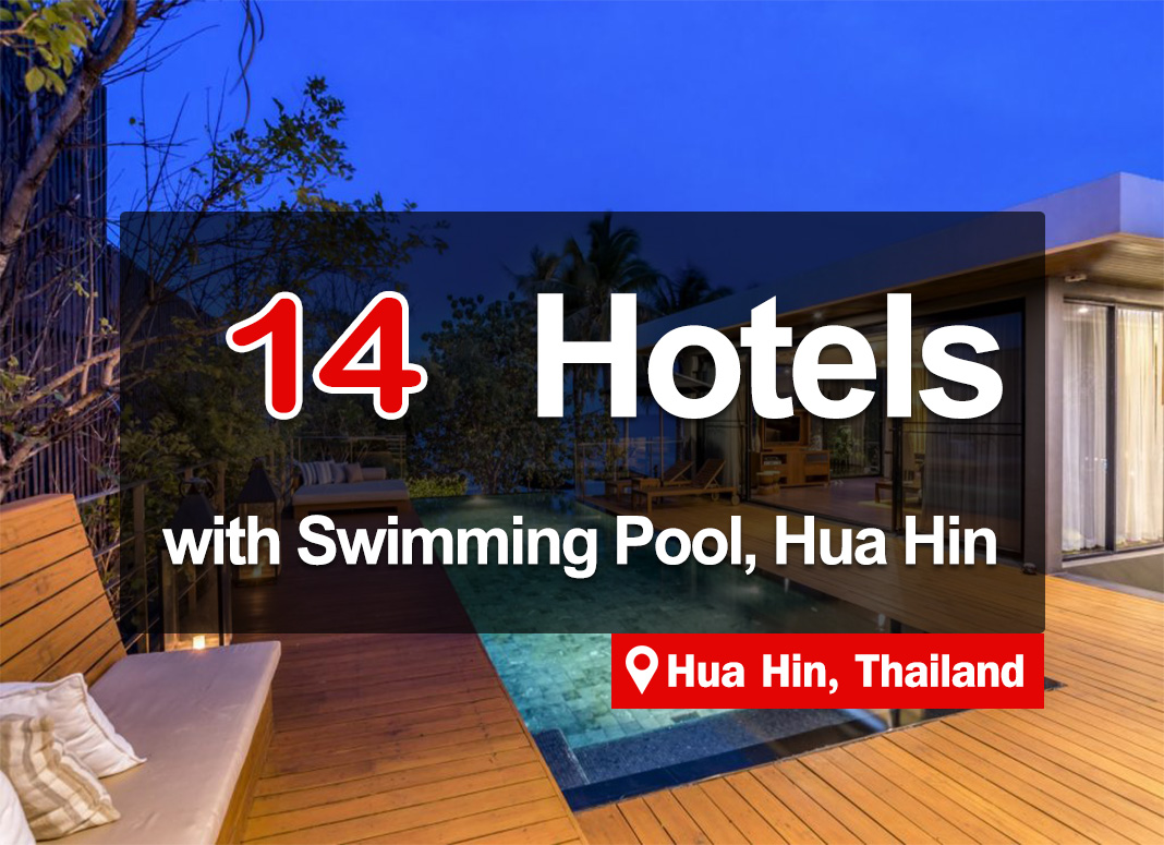 14 Pool Villa Hotel accommodations in Hua Hin, with swimming pools.